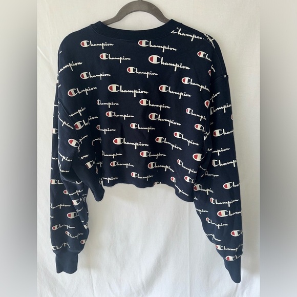 Champion reverse weave crop top sweatshirt | size XL - Picture 4 of 4